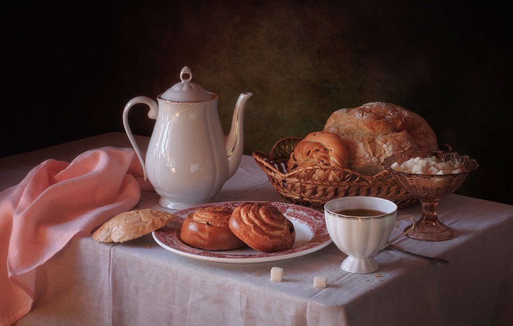 Teestunde und Gebäck von Tatyana Skorokhod