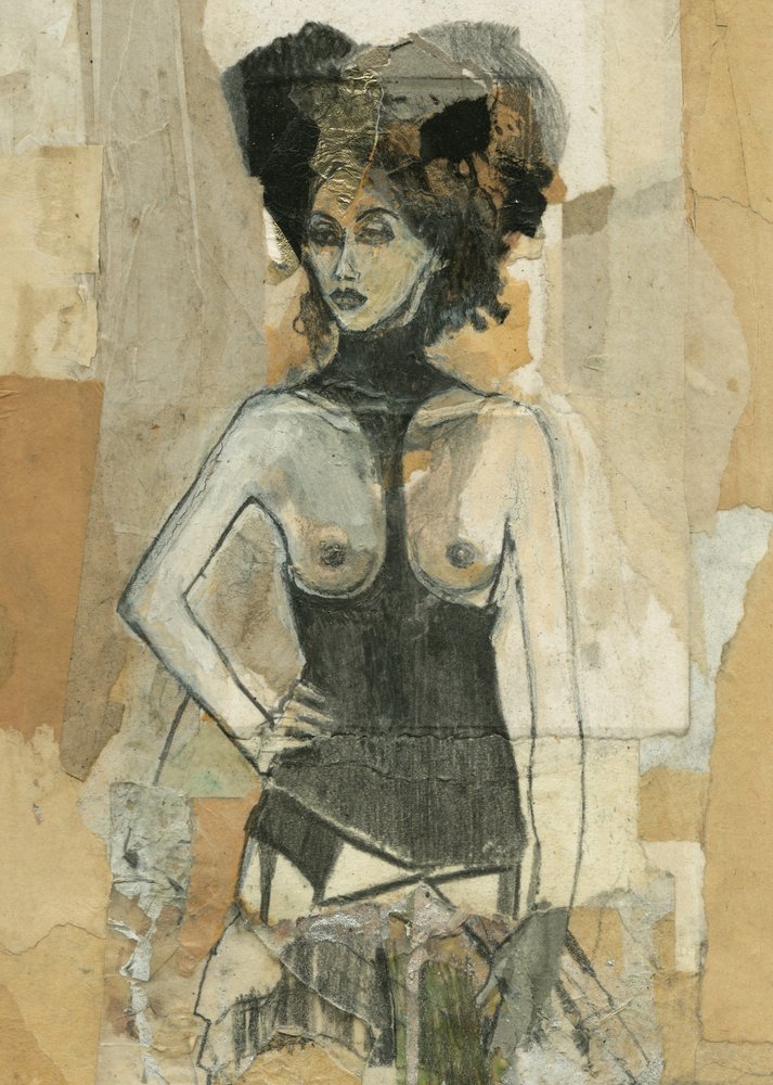 Abstrakte Weibliche Figur von Ute Rathmann