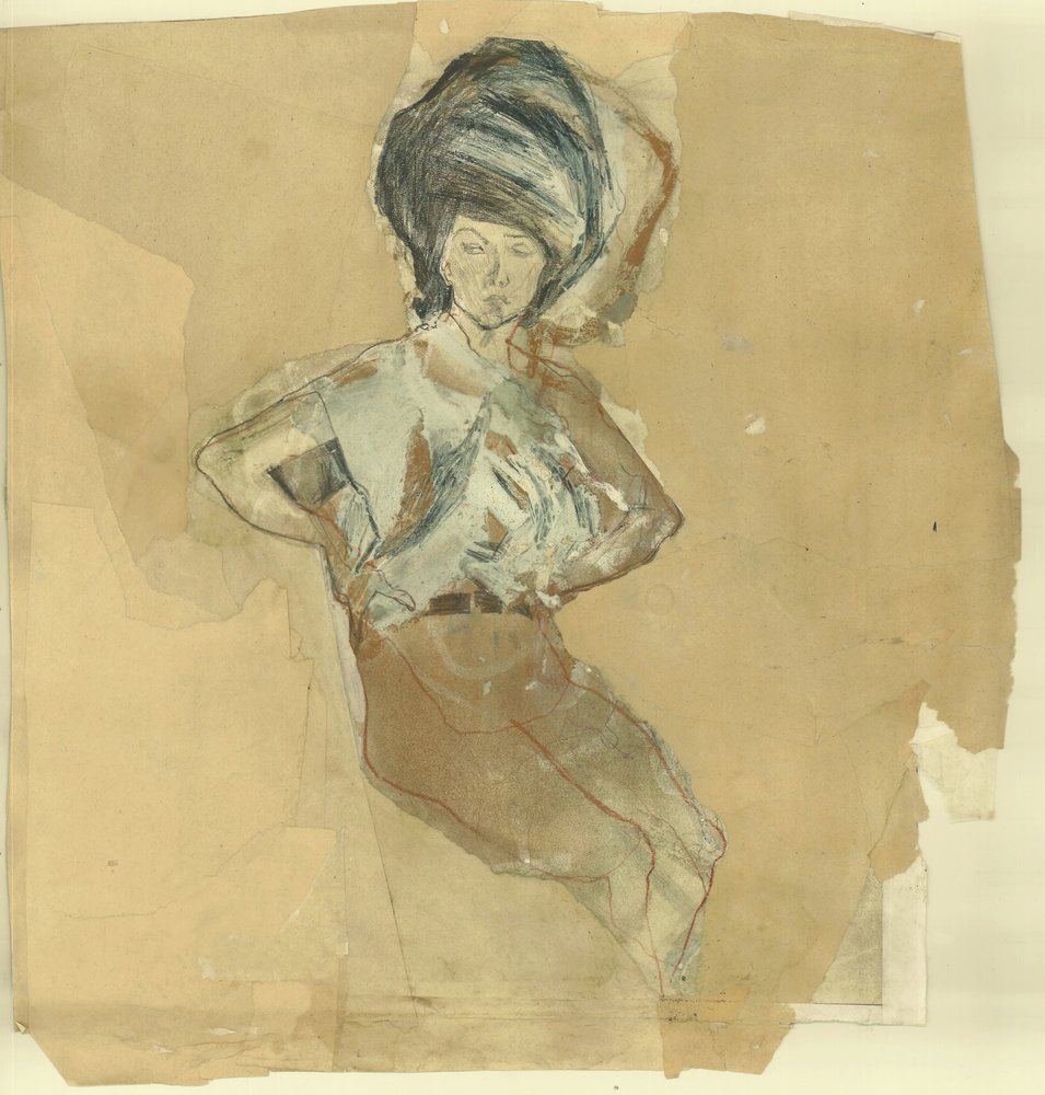 Schickes Frauenporträt von Ute Rathmann
