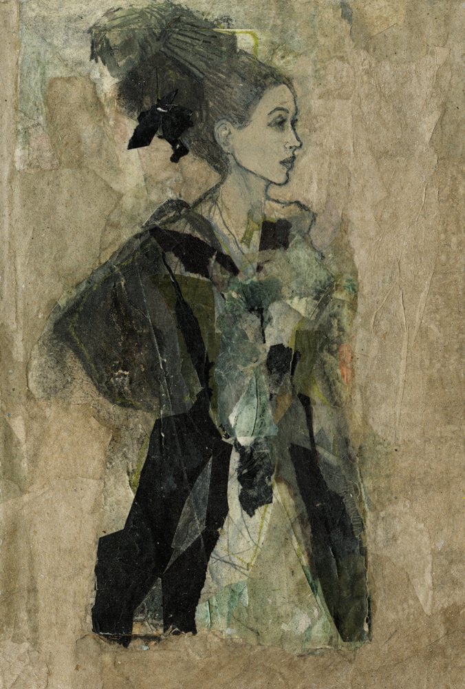 Elegante Abstrakte Frau von Ute Rathmann