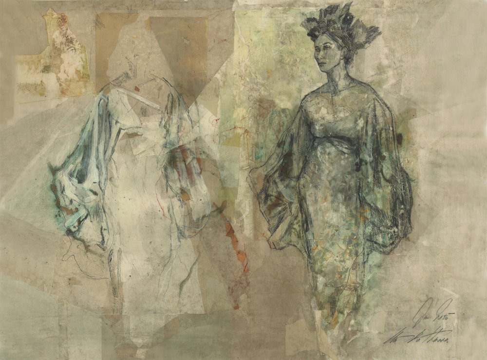 Ätherische Fließende Frau von Ute Rathmann