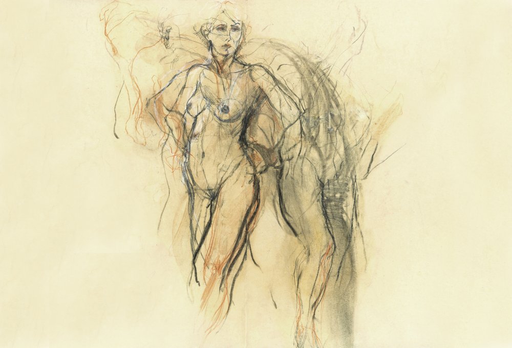 Ausdrucksvolle weibliche Form von Ute Rathmann