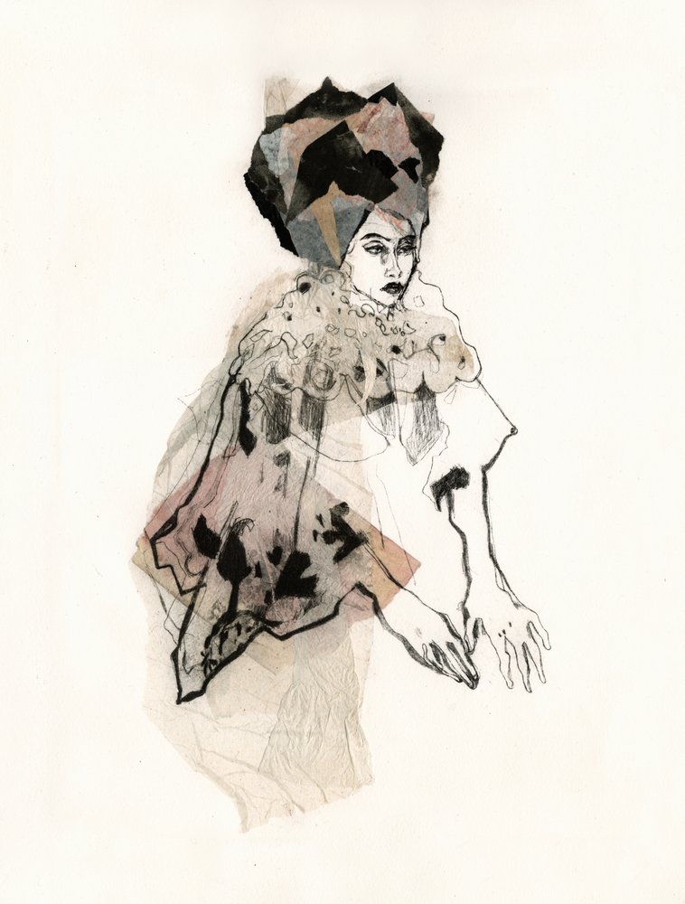Geheimnisvolle Modefigur von Ute Rathmann