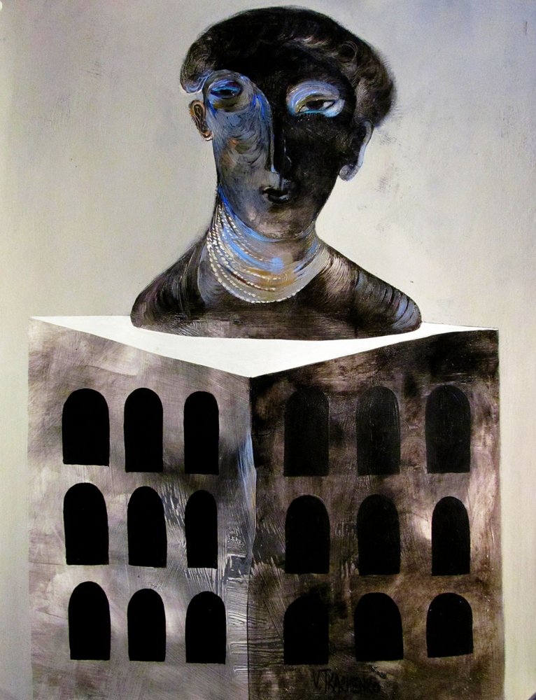 Abstrakte Figurenarchitektur von Victor Tkachenko