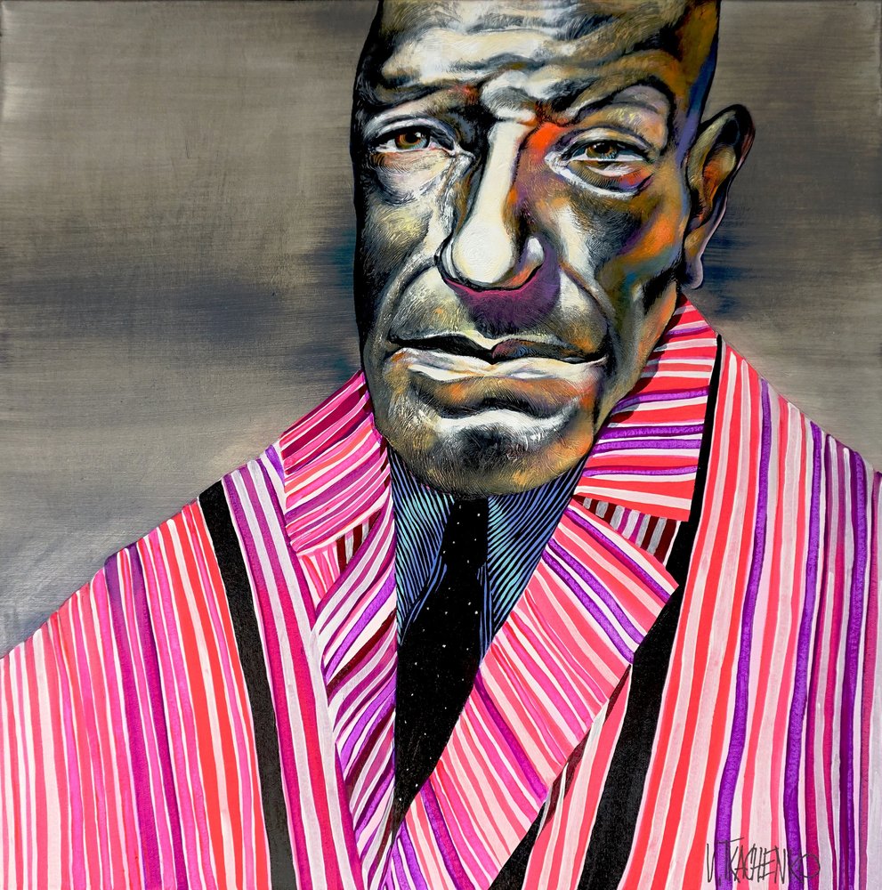 Bunt gestreifter Mann von Victor Tkachenko