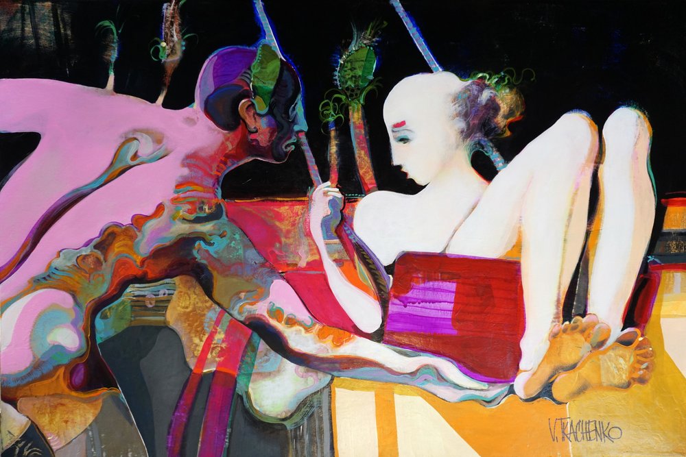 Mysteriöse lebendige Figuren von Victor Tkachenko