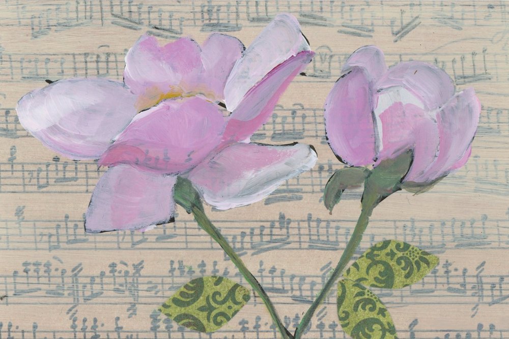 Weiche Rosa Rosenmusik von Yvonne Gustafsson