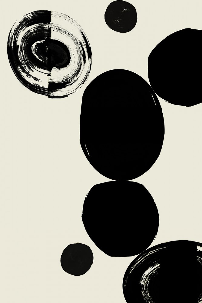 Abstrakte schwarze Formen von cartissi