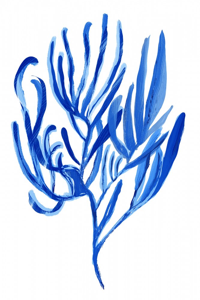 Abstrakte Blaue Koralle von cartissi