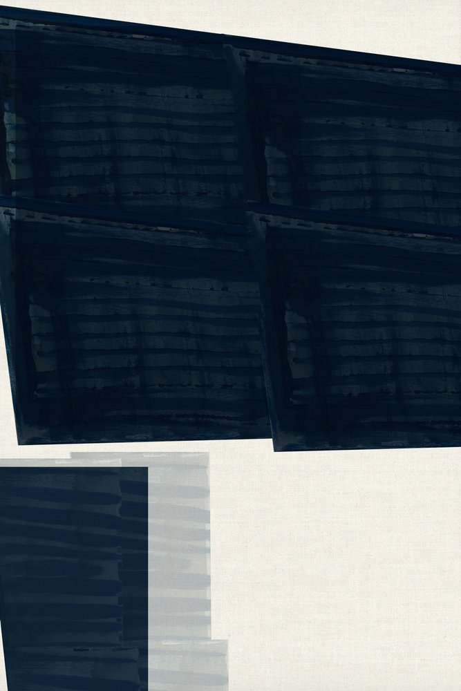 Abstrakte blaue Geometrie von cartissi