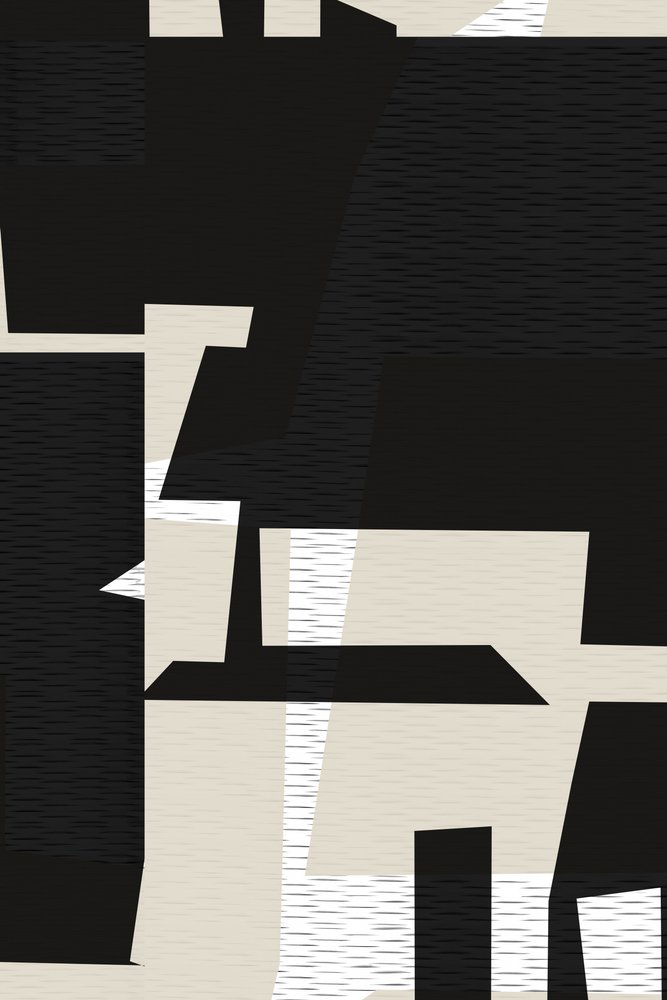 Abstrakter Geometrischer Kontrast von cartissi