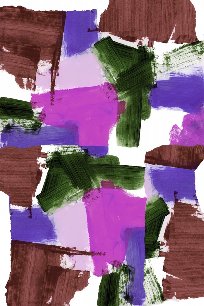 Fette Pinselstrich-Abstraktion von cartissi