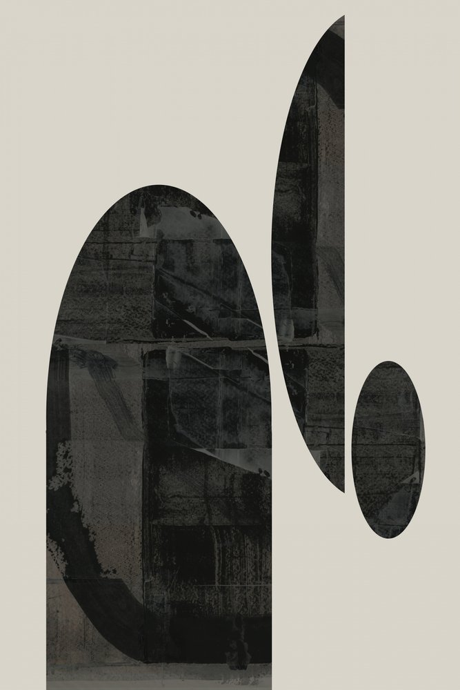 Dunkle abstrakte Formen von cartissi