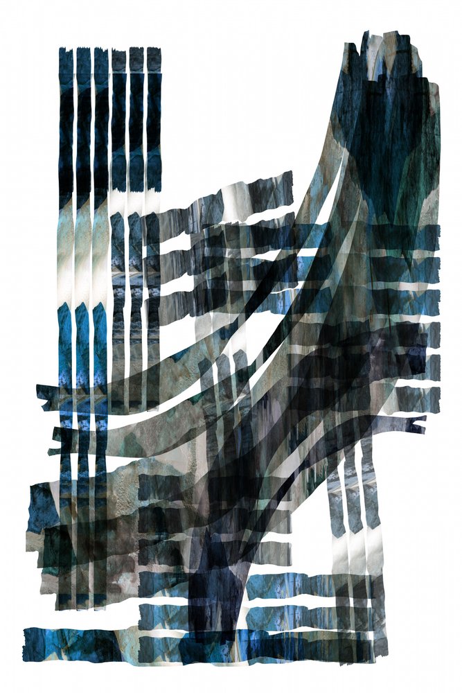 Tiefblaue Schichten von cartissi