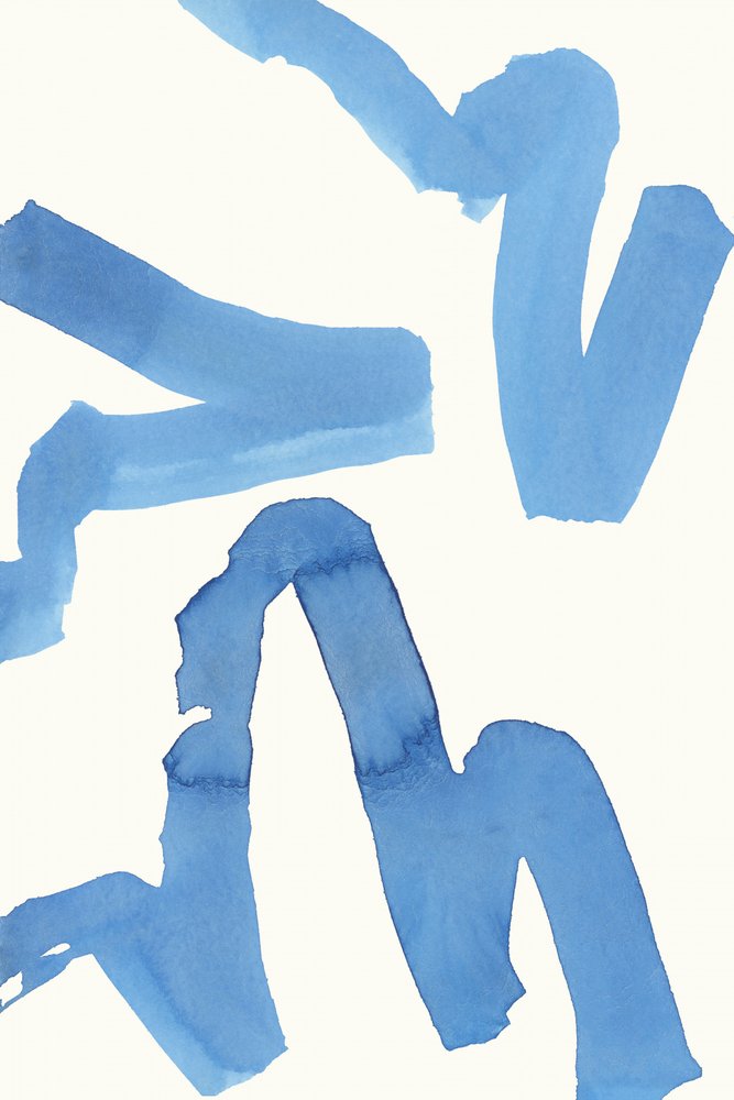 Flüssiges Blaues Abstrakt von cartissi
