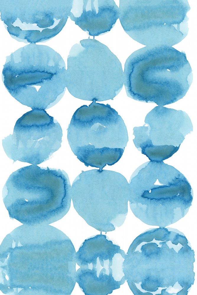 Fließendes blaues Abstrakt von cartissi
