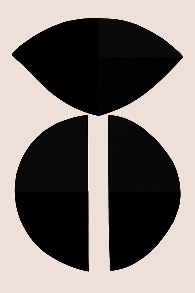 Geometrische schwarze Formen von cartissi