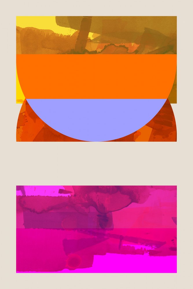 Geometrische Farbblöcke von cartissi