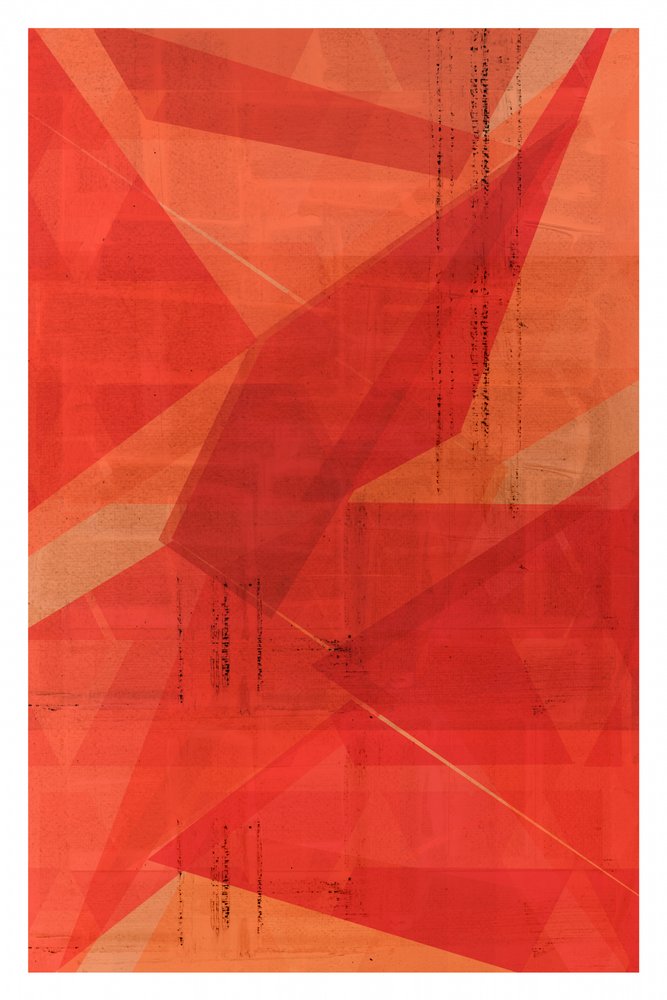 Rote geometrische Schichten von cartissi