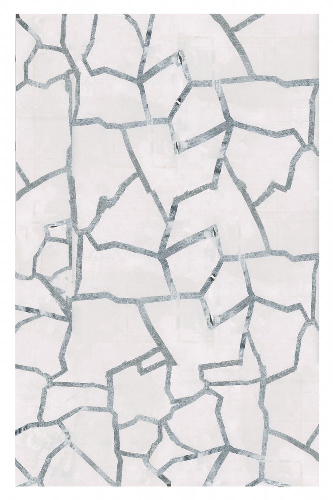 Silberne Geometrische Fragmente von cartissi