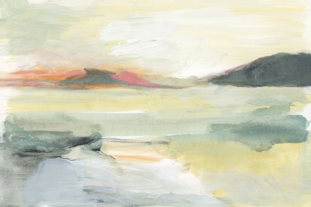 Sanfte Serene Landschaft von cartissi