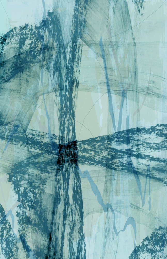 Strukturiertes Blaues Abstrakt von cartissi