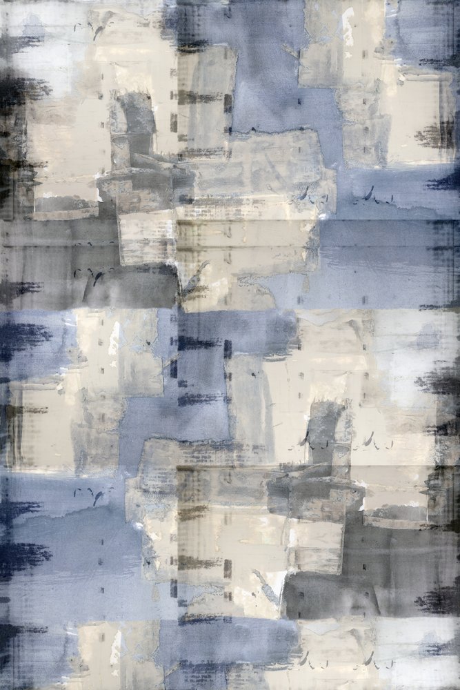 Texturierte Blau-Graue Abstraktion von cartissi