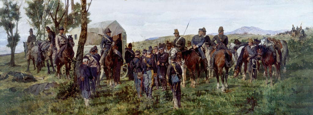 Folge aus der Schlacht von Custoza Der verwundete Prin... (907095)