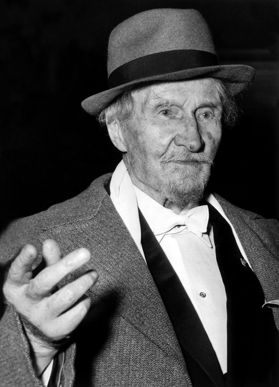 Der französische Komponist Gustave Charpentier (1860-1956) um 1950 von Unknown