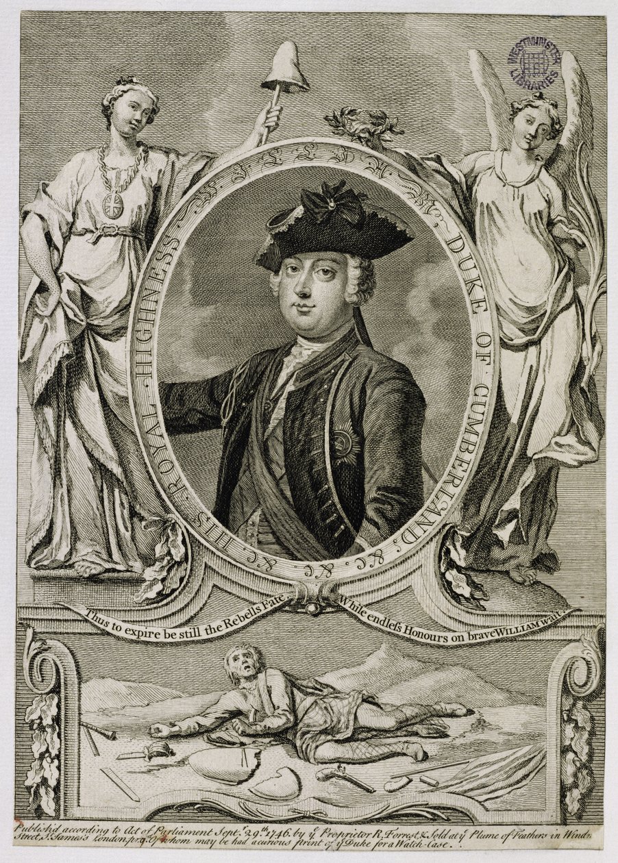 William Augustus, Herzog von Cumberland (1721-65), 1746 von English School