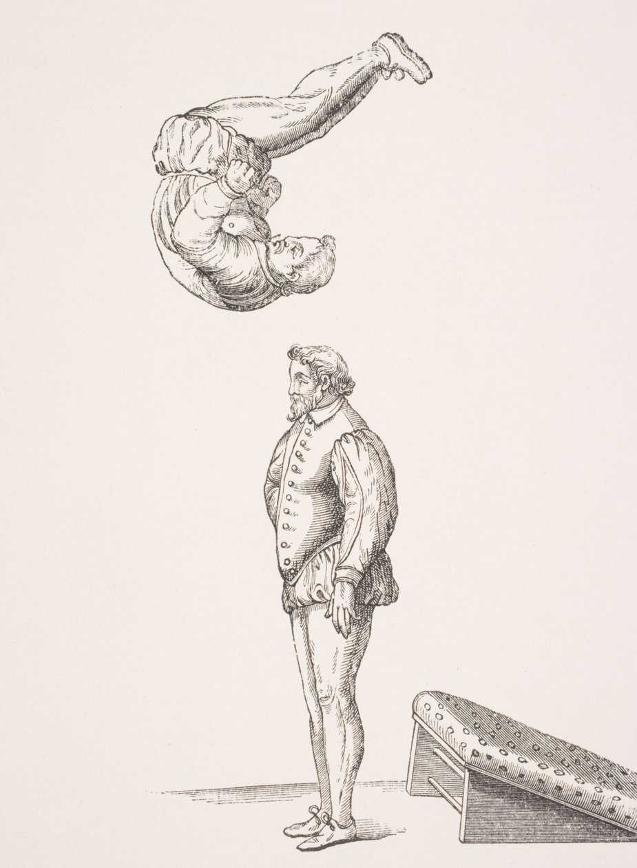 Das Sprungbrett, Illustration aus einer Faksimile von 