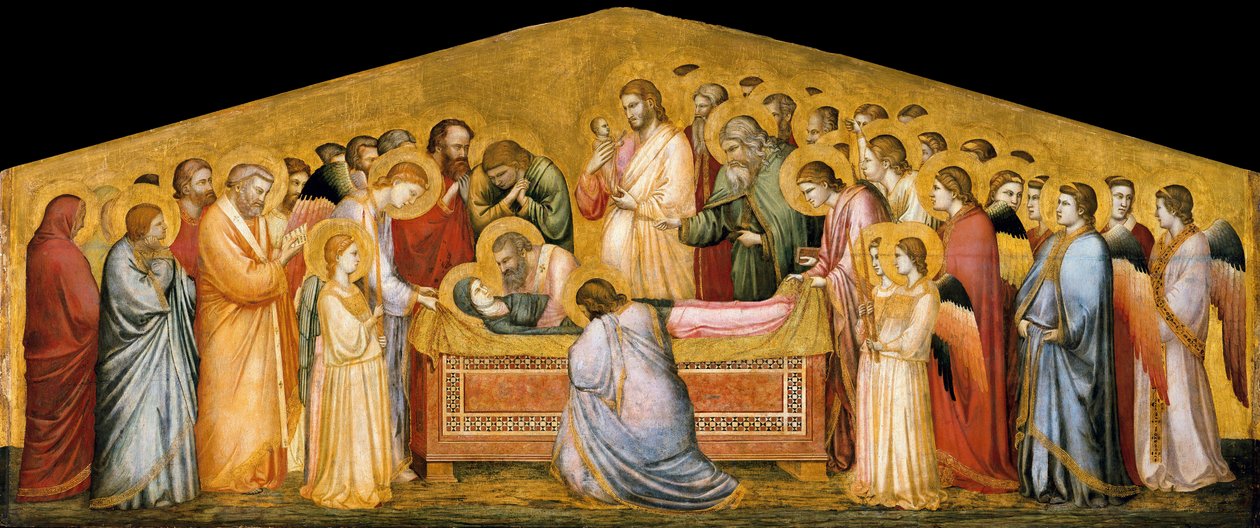 Die Grablegung Mariens von Giotto di Bondone