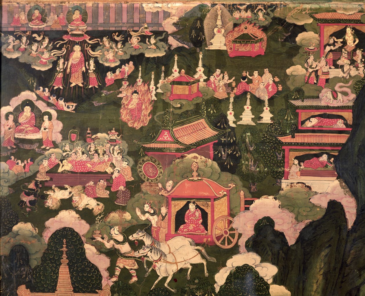 Parinirvana und der Tod Buddhas, aus 