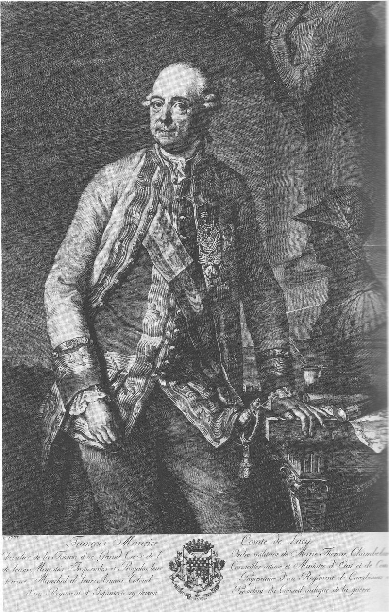 Kupferstich von Graf Franz Moritz von Lacy von  Unknown