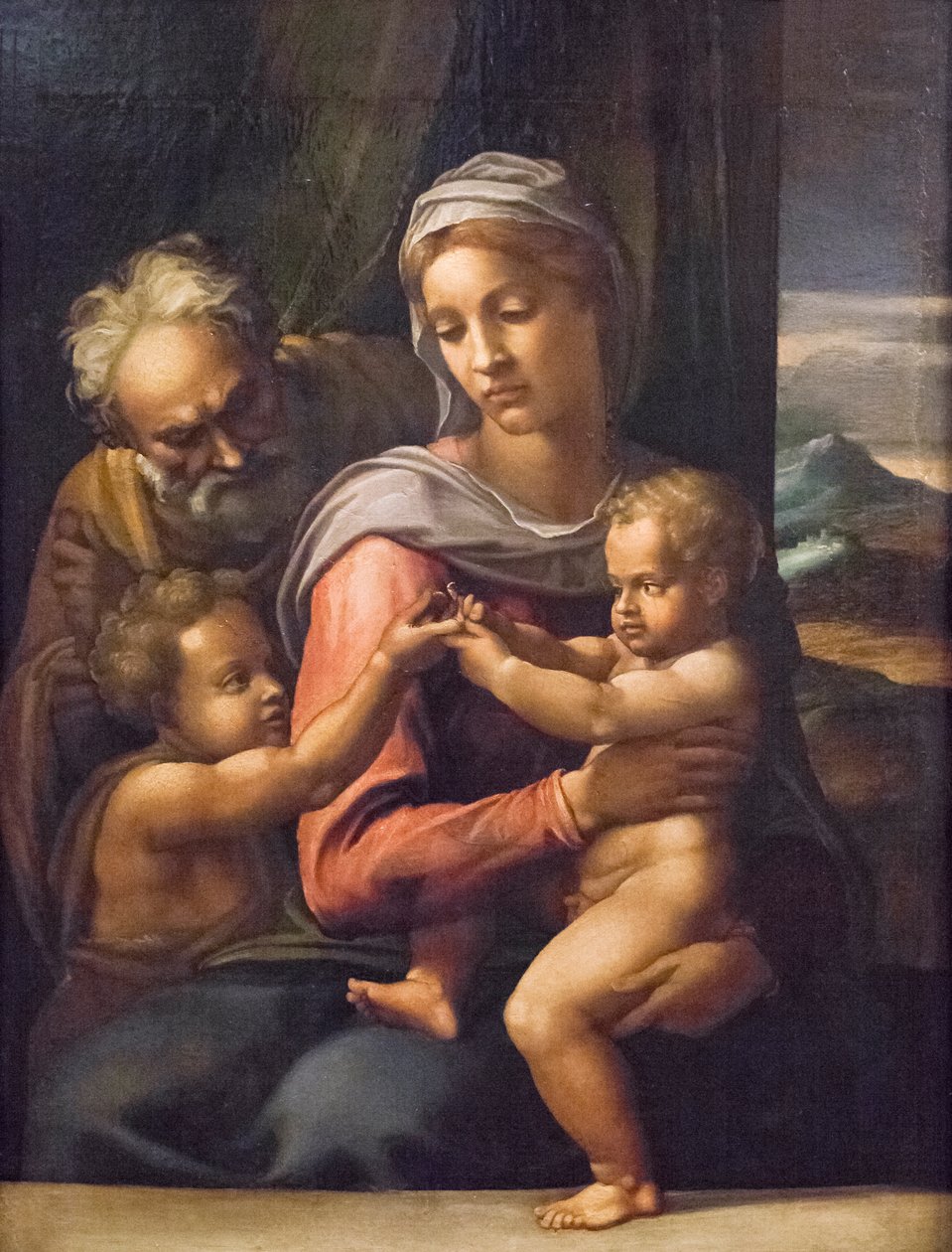 Heilige Familie mit Johannes dem Täufer von (1509 66) Daniele da Volterra