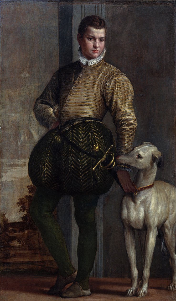 Junge mit einem Windhund, ca. 1570er von Veronese