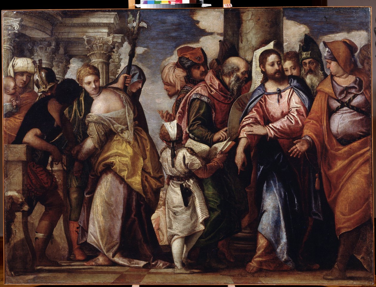 Christus und die Ehebrecherin von Veronese