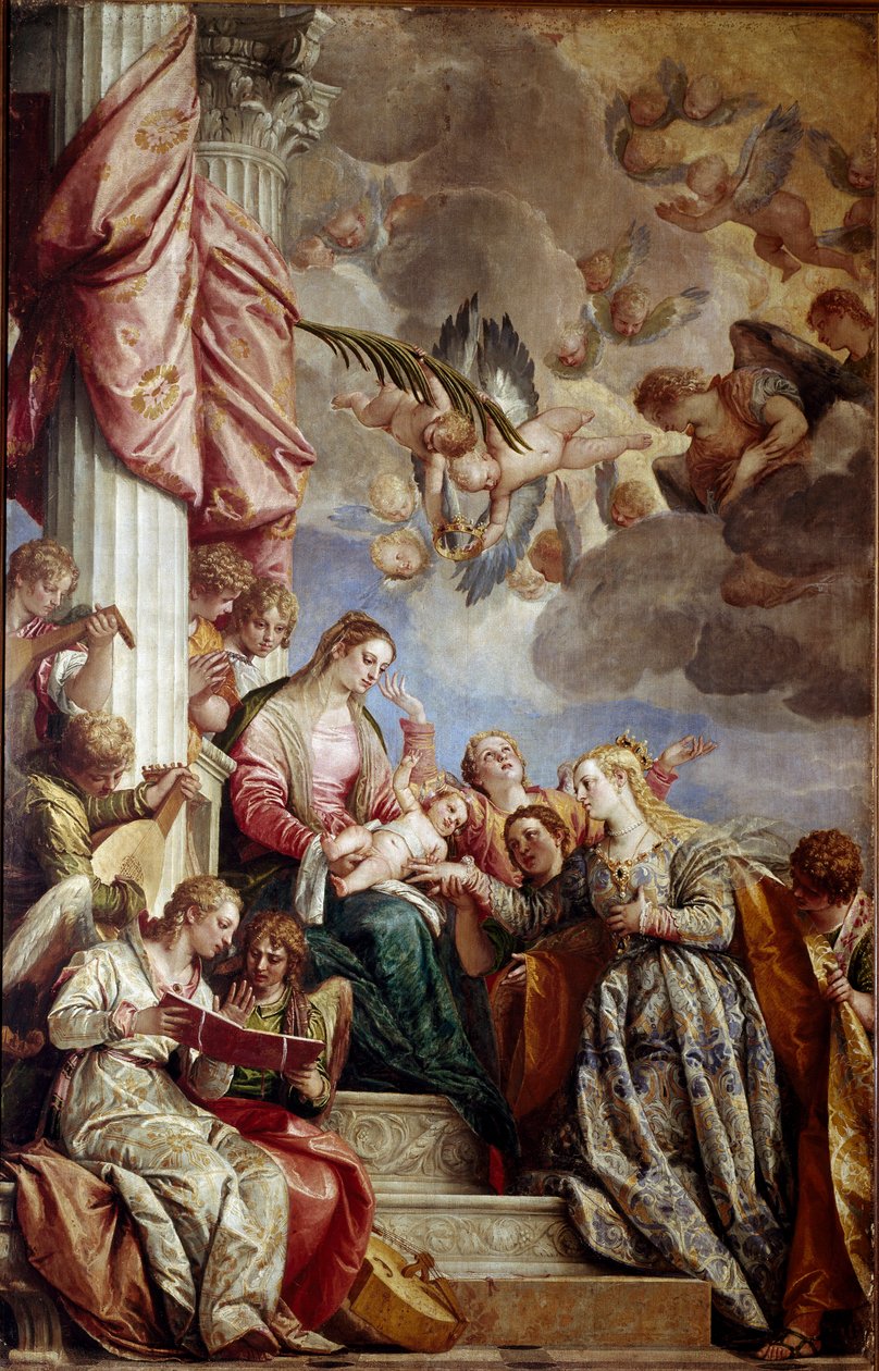 Mystische Hochzeit der heiligen Katharina von Veronese