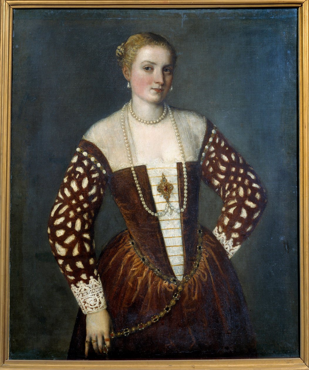 Porträt einer venezianischen Frau von Veronese