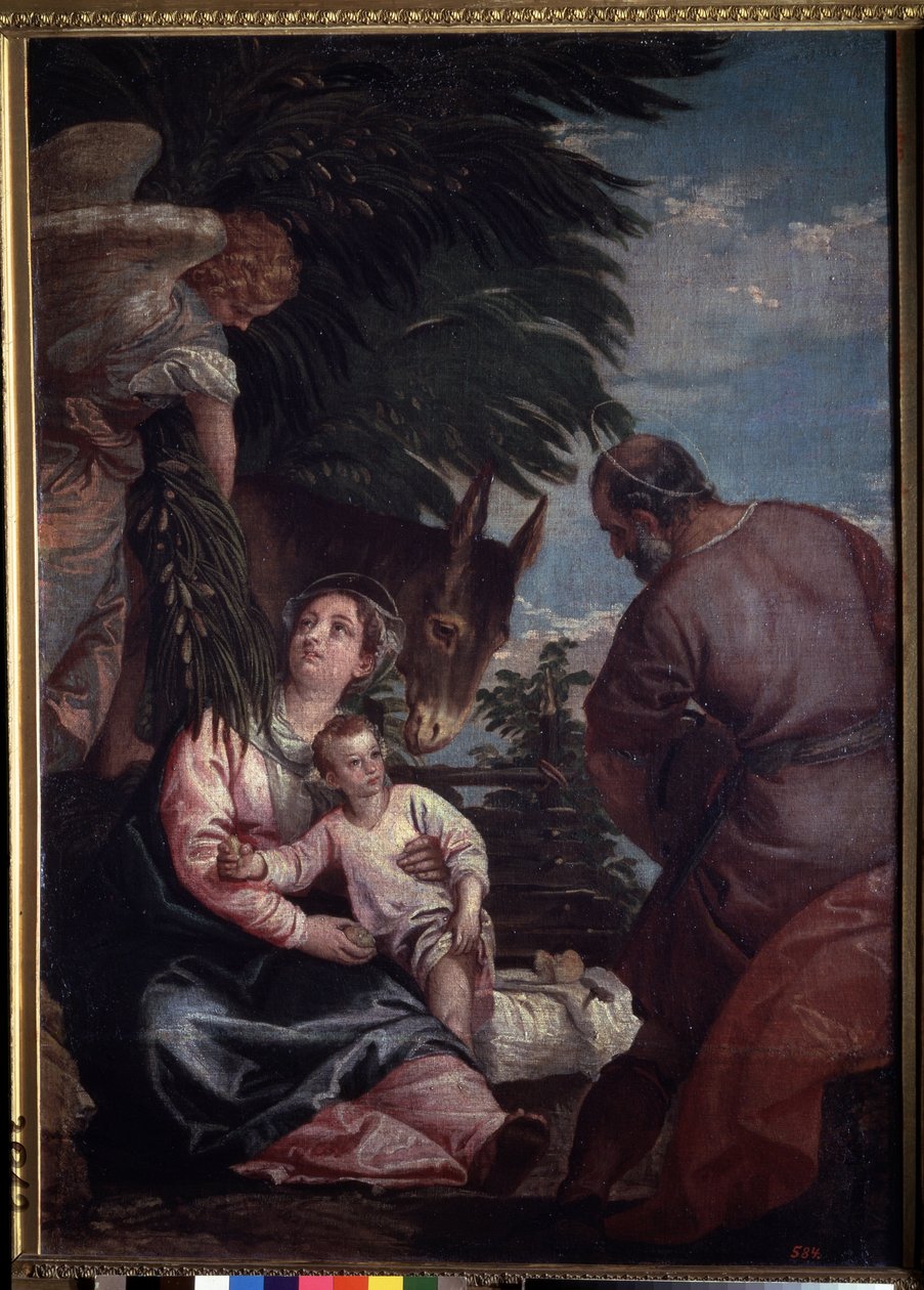 Ruhe auf der Flucht nach Ägypten von Veronese