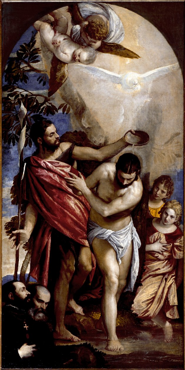 Die Taufe Christi von Veronese