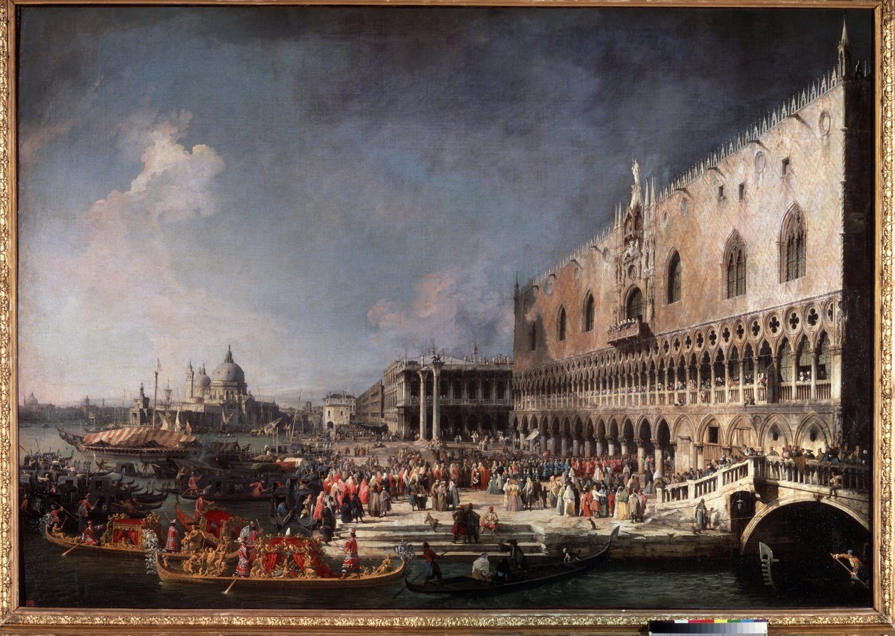 Ankunft des französischen Botschafters in Venedig von Canaletto