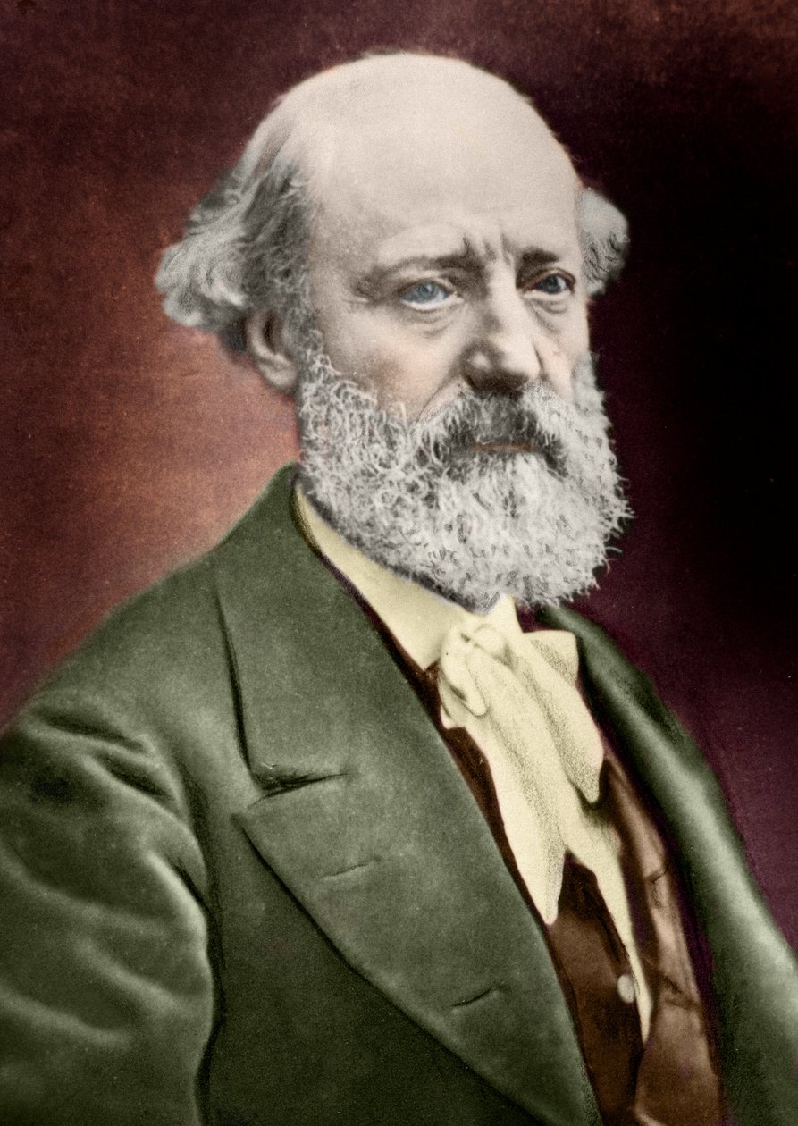 Porträt des Architekten Eugene Viollet le Duc (1814-1879), um 1879 von (1820 1910) (after) Nadar