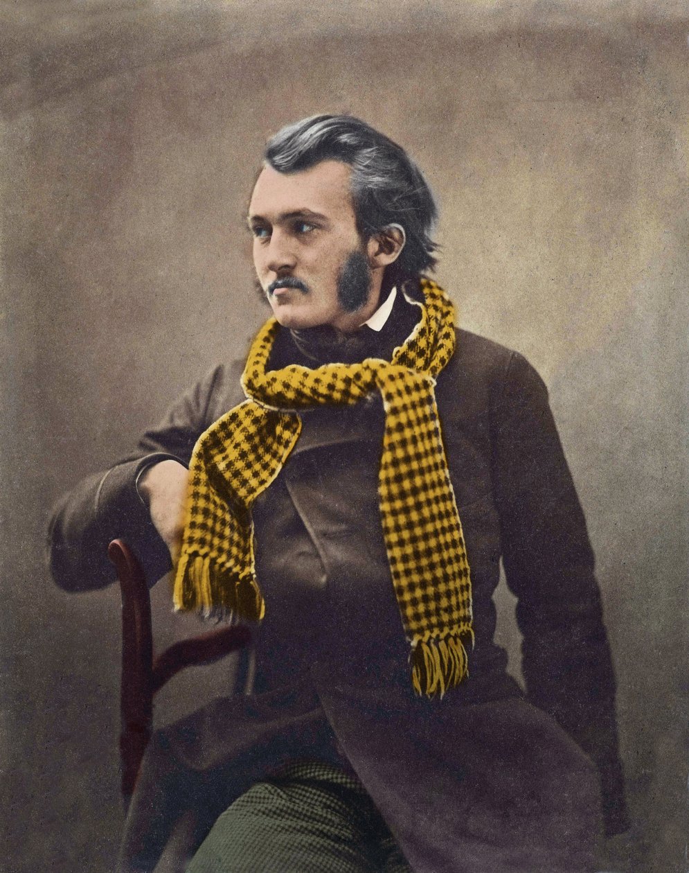 Gustave Doré (1832-1883) von Felix Nadar - spätere Kolorierung von Nadar
