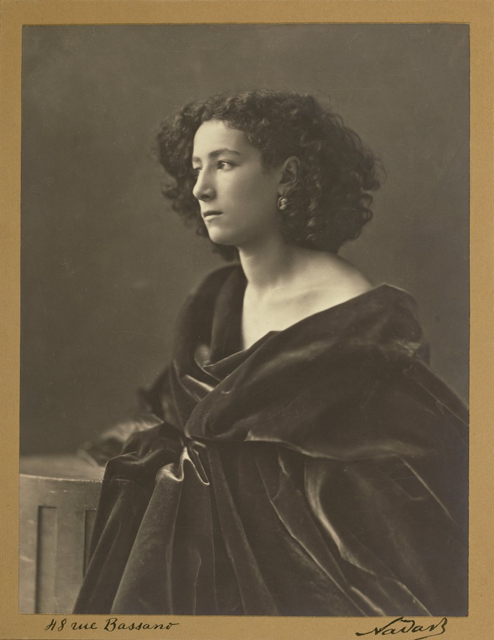 Porträt von Sarah Bernhardt im Jahr 1864 von Nadar von Nadar