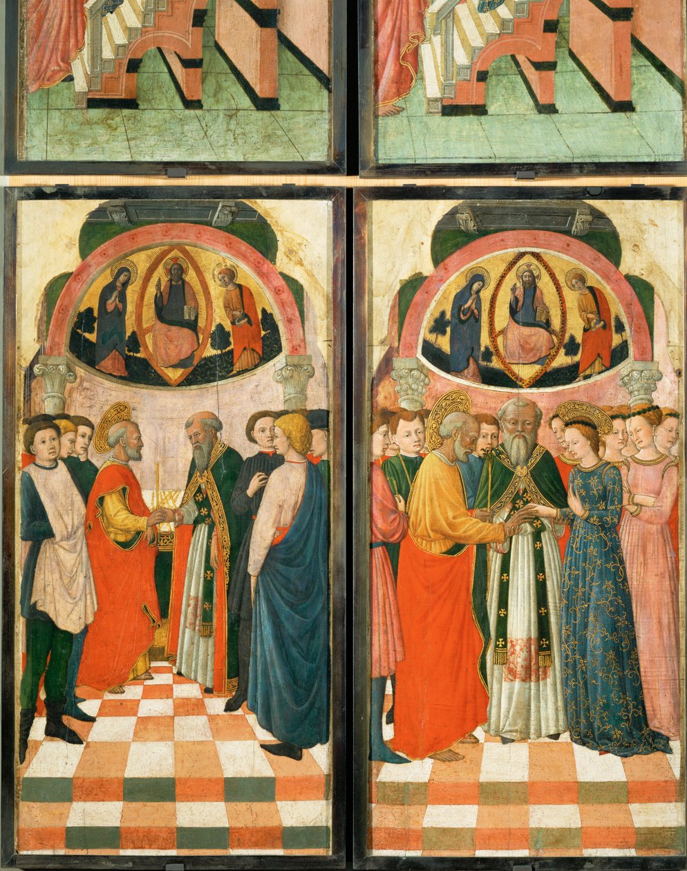 12 Szenen aus dem Leben der Jungfrau von (active c.1463-c.1490) Master of Wilten