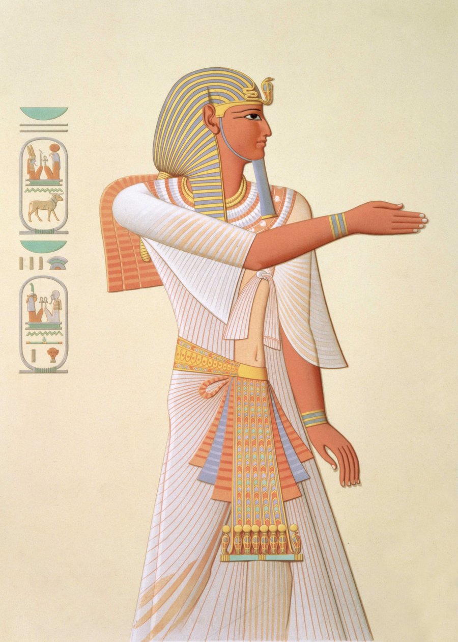Porträt von Pharao Mienptah-Hotephimat von (after) French School