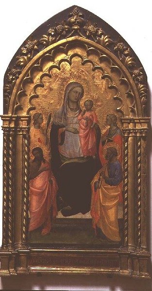 Madonna mit Kind und Heiligen von (c.1370 1425) Lorenzo Monaco