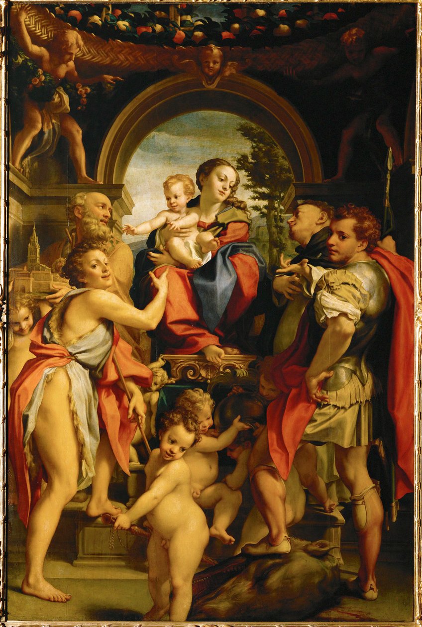 Die Madonna des Heiligen Georg von (c.1489-1534) Correggio