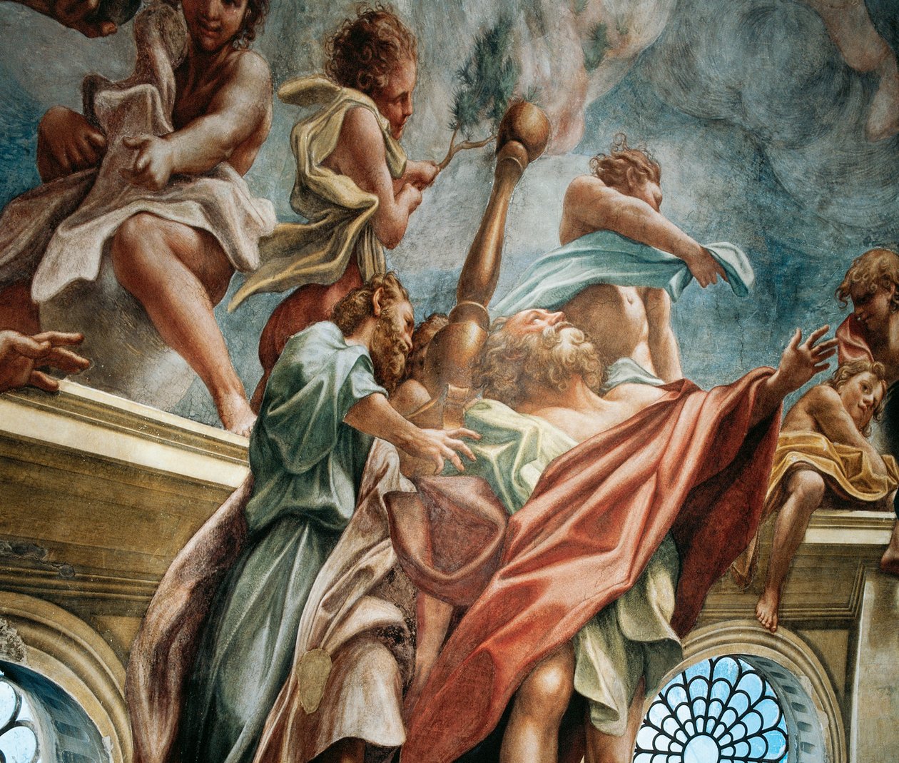 Apostel, Detail der Himmelfahrt der Jungfrau von (c.1489 1534) Correggio